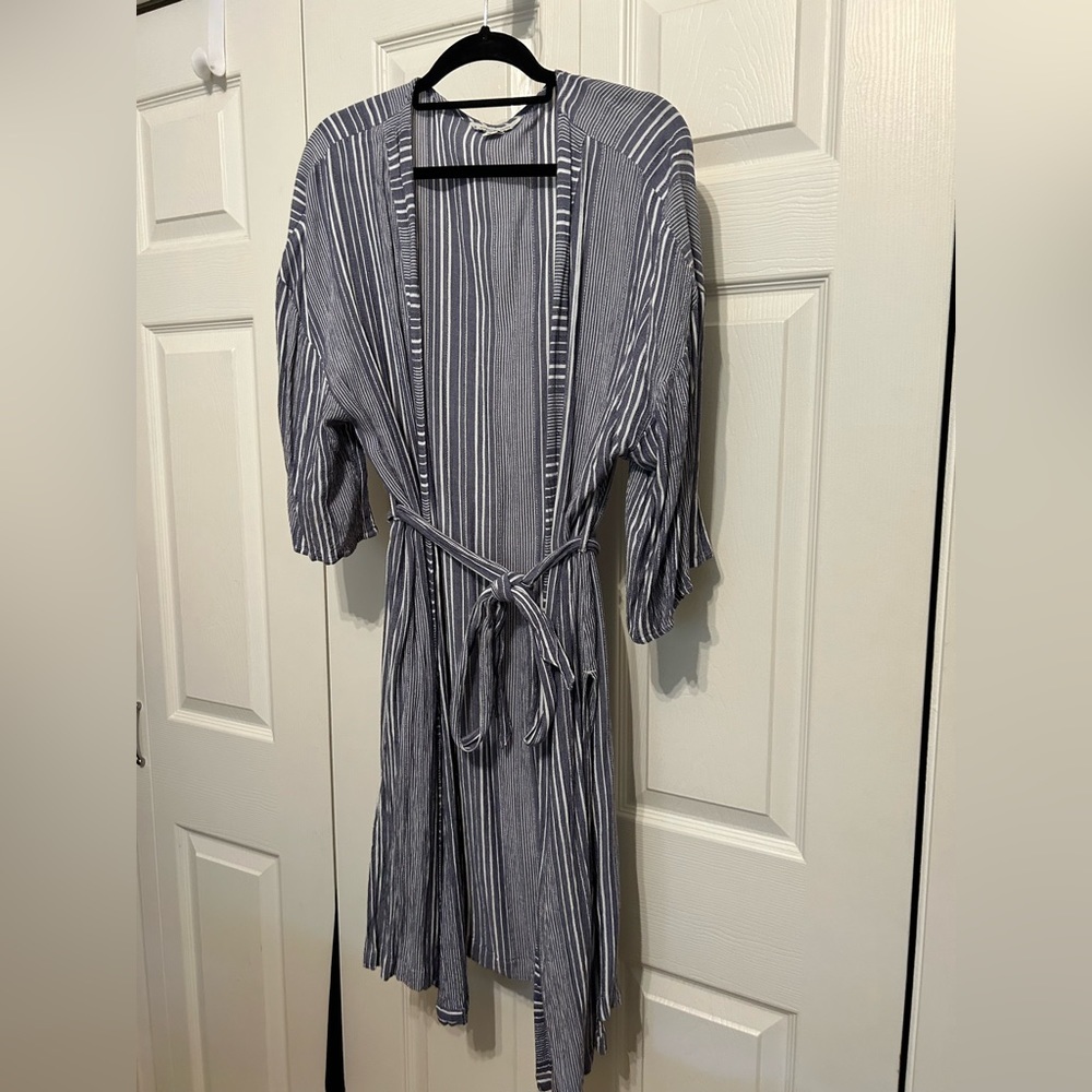 American Eagle Striped Kimono